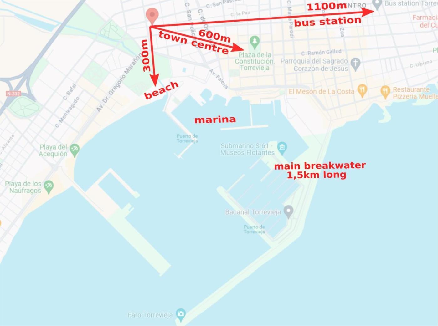 Casa Solecito Apartamento Soleado De 50M2, 2 Habitaciones, Cerca Del Mar Τορεβιέχα Εξωτερικό φωτογραφία